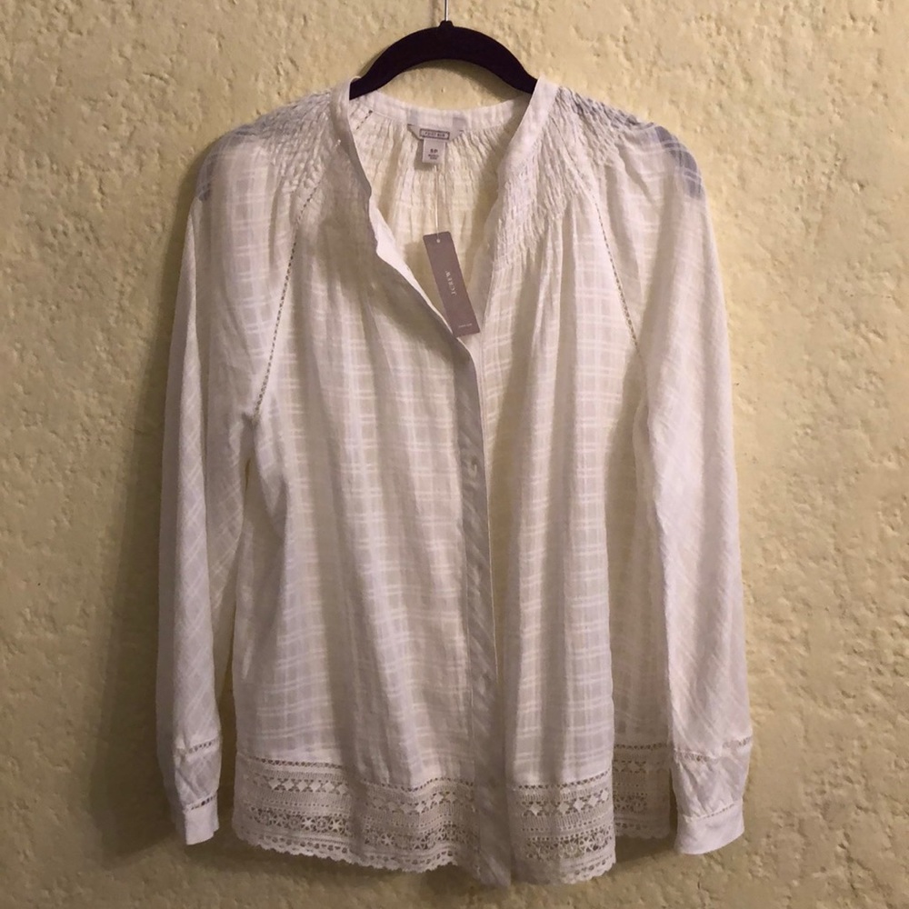 JCrew white shirt